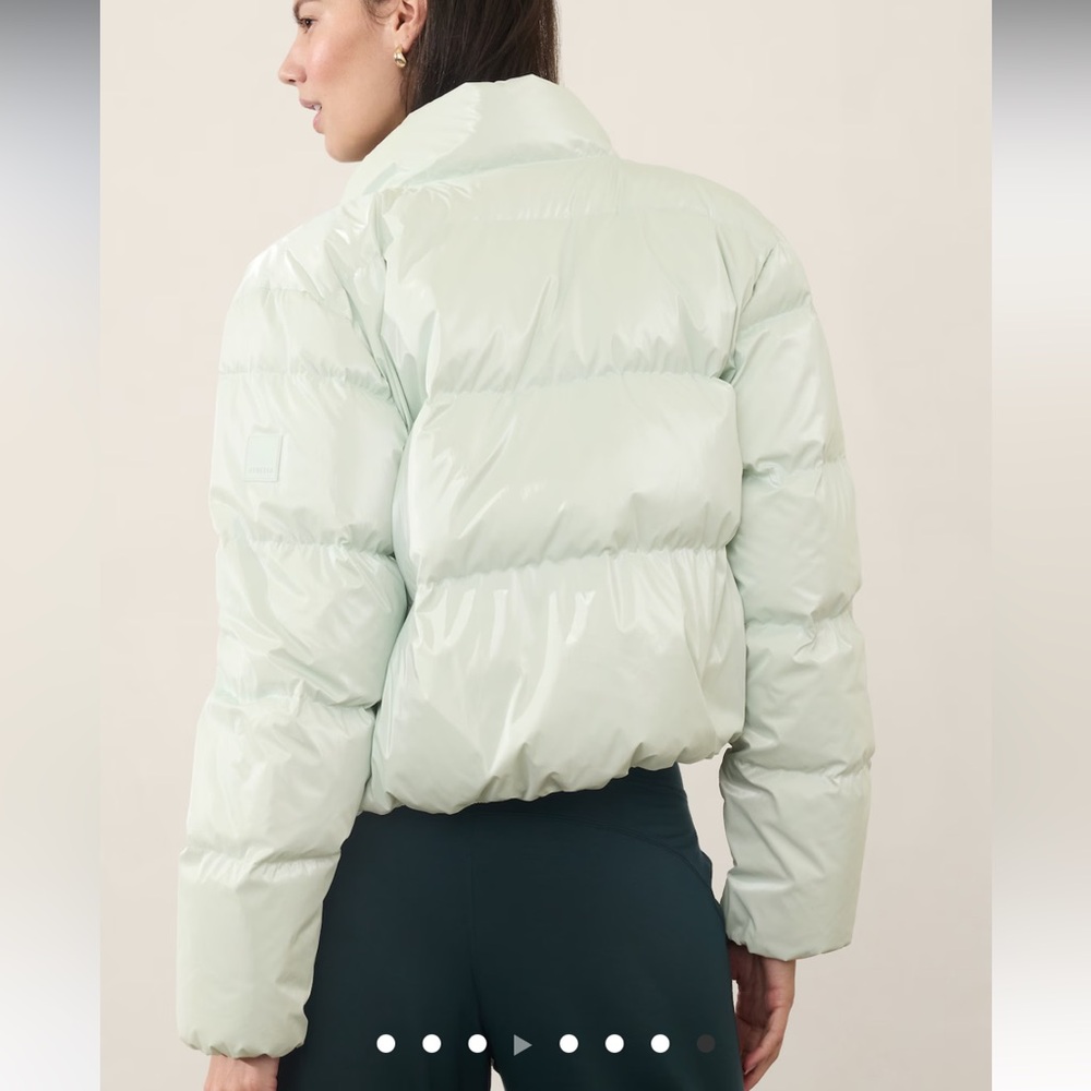 Athleta SUMMIT CROPPED SHINE DOWN PUFFER - Picture 5 of 12